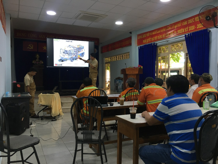 Hướng dẫn bảo dưỡng xe quét đường đô thị định kỳ