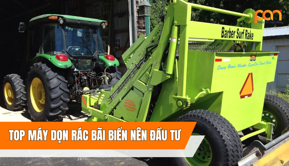 Giải pháp vệ sinh mặt biển hiệu quả nhanh chóng với máy dọn rác bãi biển