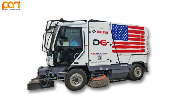 Xe quét đường sử dụng trong nhà máy